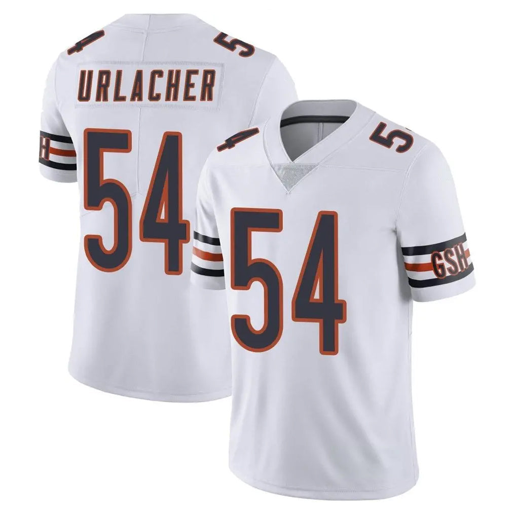 Johmsee C.Bears #54 Brian Urlacher Player White Vapor Untouchable Limited Home Game Stitched Jerseys