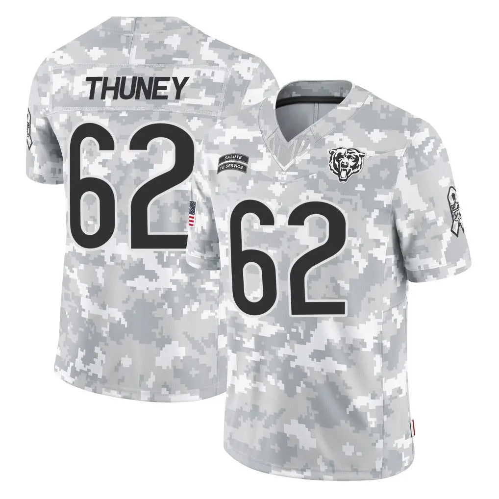 Johmsee C.Bears #62 Joe Thuney Player Arctic Camo Salute to Service Limited Stitched Jerseys