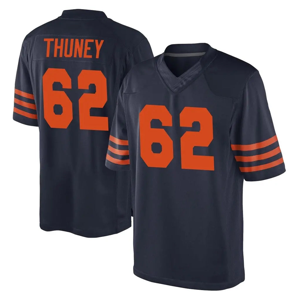 Johmsee C.Bears #62 Joe Thuney Player Navy Blue Alternate Game Stitched Jerseys