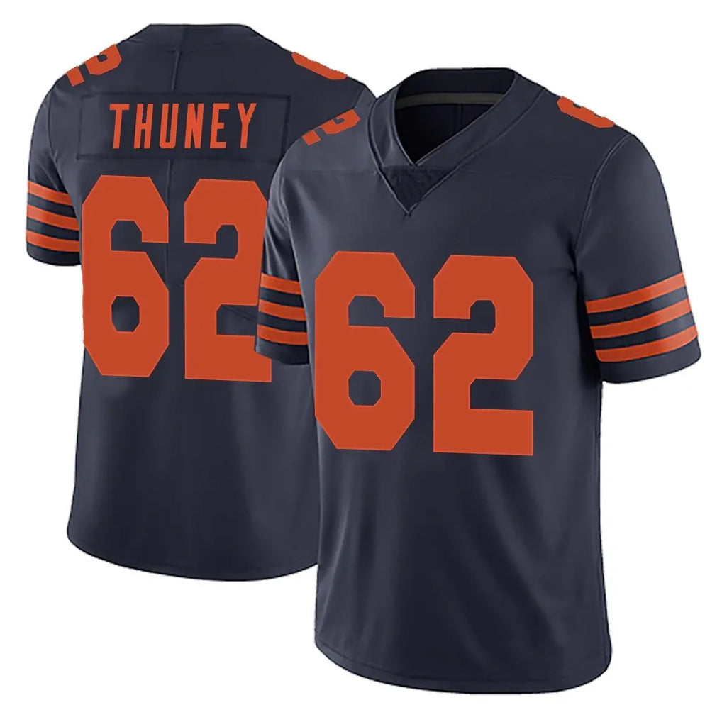 Johmsee C.Bears #62 Joe Thuney Player Navy Blue Alternate Vapor Untouchable Limited Stitched Jerseys