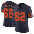 Johmsee C.Bears #62 Joe Thuney Player Navy Blue Alternate Vapor Untouchable Limited Stitched Jerseys