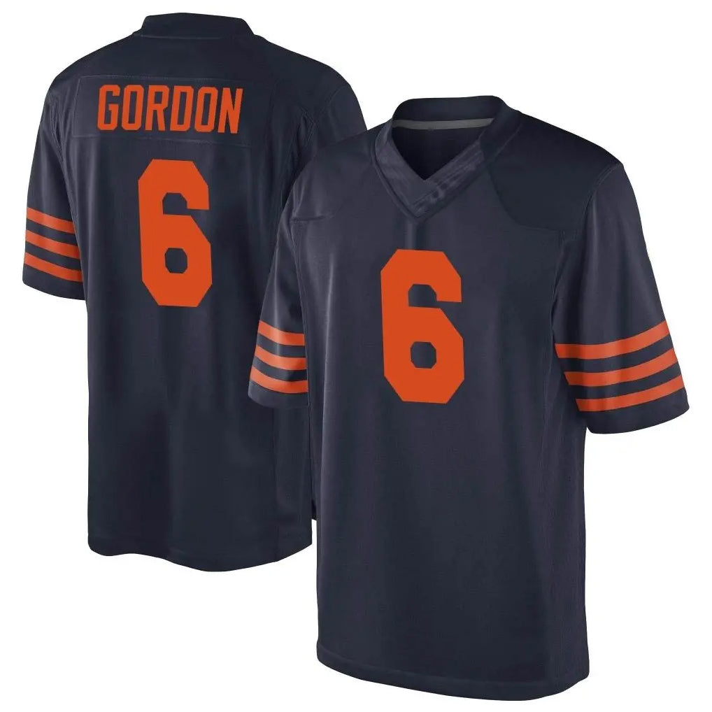 Johmsee C.Bears #6 Kyler Gordon Player Navy Blue Alternate Game Stitched Jerseys