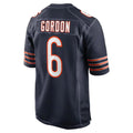 Johmsee C.Bears #6 Kyler Gordon Player Navy Home Game Stitched Jerseys