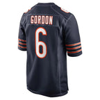 Johmsee C.Bears #6 Kyler Gordon Player Navy Home Game Stitched Jerseys
