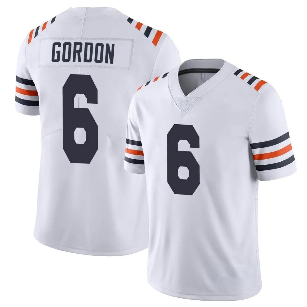 Johmsee C.Bears #6 Kyler Gordon Player White Classic Vapor Limited Home Game Stitched Jerseys