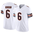 Johmsee C.Bears #6 Kyler Gordon Player White Vapor F.U.S.E. Limited Home Game Stitched Jerseys