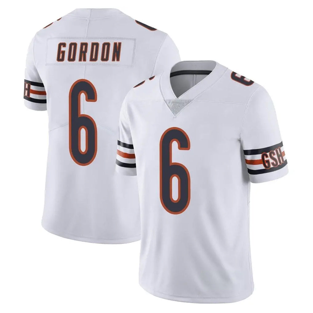 Johmsee C.Bears #6 Kyler Gordon Player White Vapor Untouchable Limited Home Game Stitched Jerseys