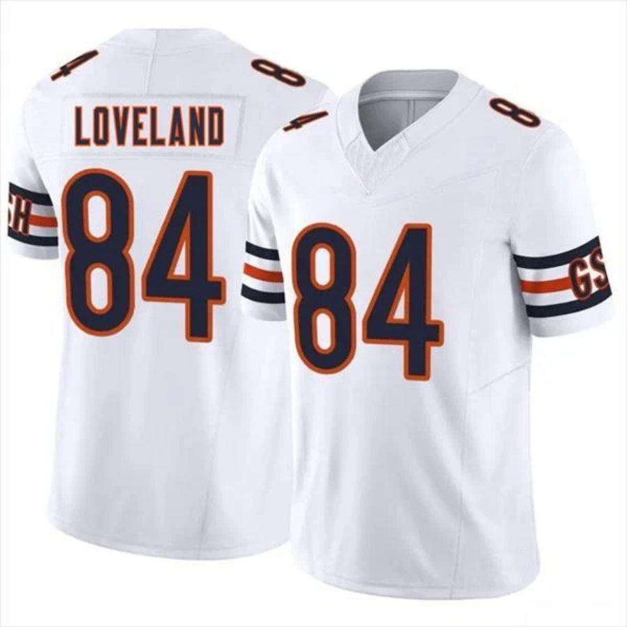 Johmsee C.Bears #84 Colston Loveland Player F.U.S.E. Limited White Game  Stitched Jerseys