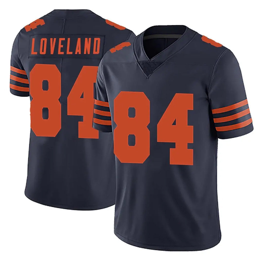 Johmsee C.Bears #84 Colston Loveland Player Navy Blue Alternate Vapor Untouchable Limited Stitched Jerseys