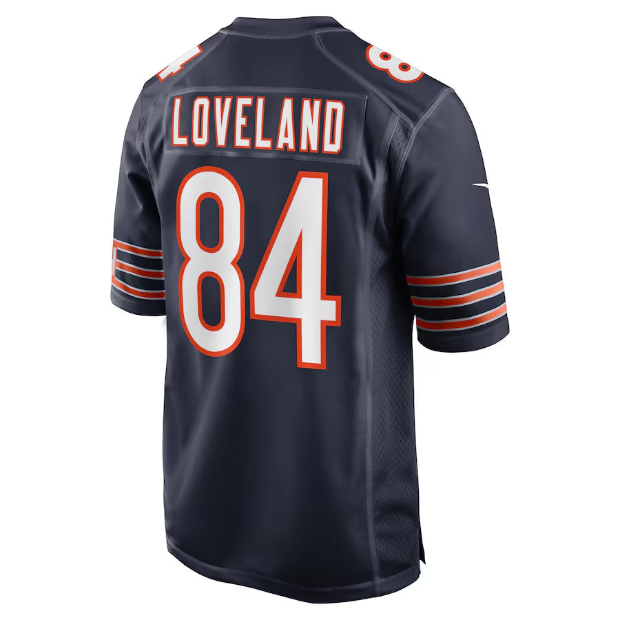 Johmsee C.Bears #84 Colston Loveland Player Navy Home Game Stitched Jerseys