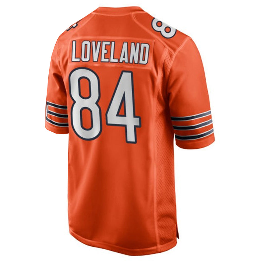 Johmsee C.Bears #84 Colston Loveland Player Orange Home Game Stitched Jerseys