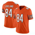 Johmsee C.Bears #84 Colston Loveland Player Orange Vapor F.U.S.E. Limited Home Game Stitched Jerseys