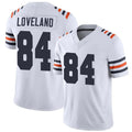 Johmsee C.Bears #84 Colston Loveland Player White Alternate Classic Vapor Limited Stitched Jerseys