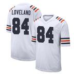 Johmsee C.Bears #84 Colston Loveland Player White Classic Home Game Stitched Jerseys