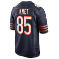 Johmsee C.Bears #85 Cole Kmet Navy Player Game Jersey American Stitched Jersey