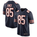Johmsee C.Bears #85 Cole Kmet Navy Player Game Jersey American Stitched Jerseys