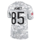Johmsee C.Bears #85 Cole Kmet Player Arctic Camo Salute to Service Limited Stitched Jerseys