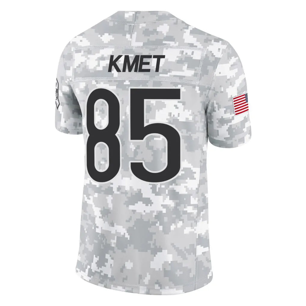 Johmsee C.Bears #85 Cole Kmet Player Arctic Camo Salute to Service Limited Stitched Jerseys