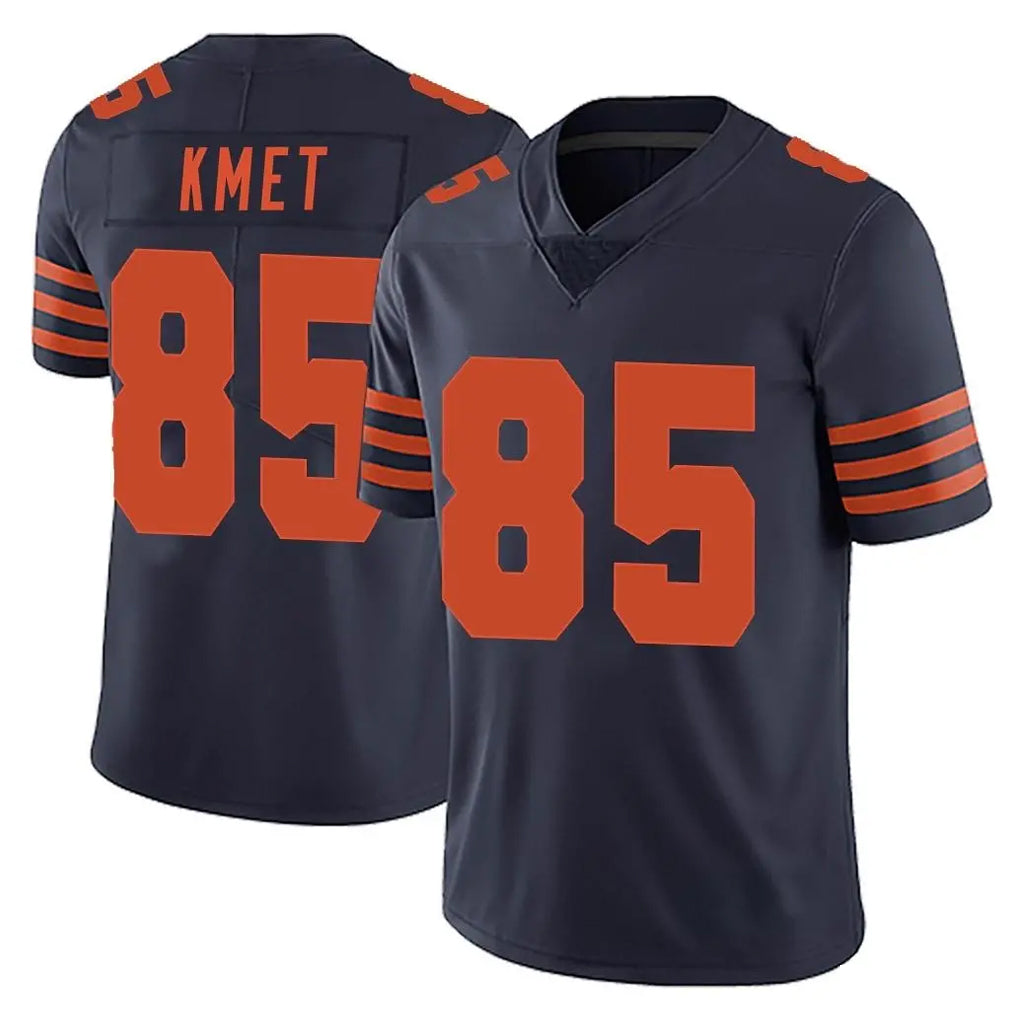 Johmsee C.Bears #85 Cole Kmet Player Navy Blue Alternate Vapor Untouchable Limited Stitched Jerseys