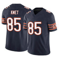 Johmsee C.Bears #85 Cole Kmet Player Navy Vapor F.U.S.E. Limited Home Game Stitched Jerseys