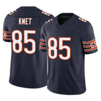 Johmsee C.Bears #85 Cole Kmet Player Navy Vapor F.U.S.E. Limited Home Game Stitched Jerseys
