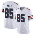 Johmsee C.Bears #85 Cole Kmet Player White Classic Vapor Limited Home Game Stitched Jerseys