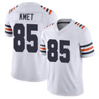 Johmsee C.Bears #85 Cole Kmet Player White Classic Vapor Limited Home Game Stitched Jerseys