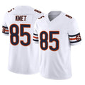Johmsee C.Bears #85 Cole Kmet Player White Vapor F.U.S.E. Limited Home Game Stitched Jerseys