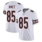 Johmsee C.Bears #85 Cole Kmet Player White Vapor Untouchable Limited Home Game Stitched Jerseys