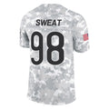 Johmsee C.Bears #98 Montez Sweat Player Arctic Camo Salute to Service Limited Stitched Jerseys