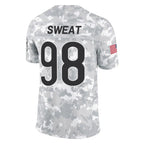 Johmsee C.Bears #98 Montez Sweat Player Arctic Camo Salute to Service Limited Stitched Jerseys
