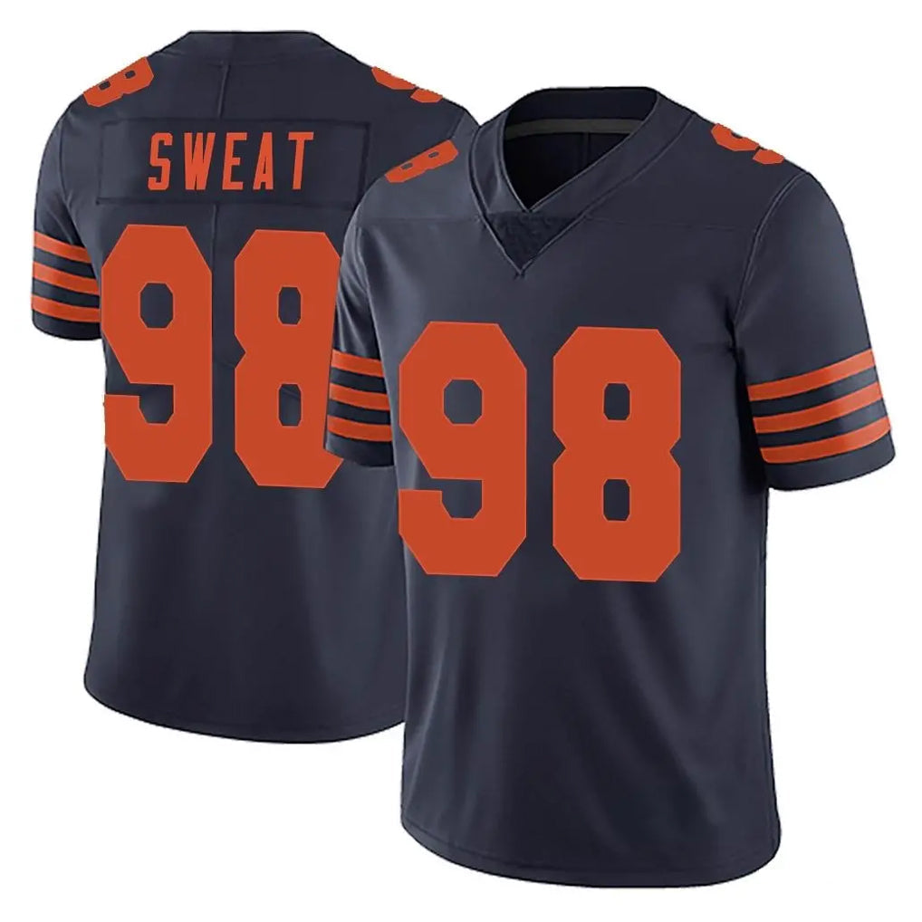 Johmsee C.Bears #98 Montez Sweat Player Navy Blue Alternate Vapor Untouchable Limited Stitched Jerseys
