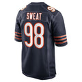 Johmsee C.Bears #98 Montez Sweat Player Navy Home Game Stitched Jerseys