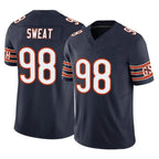 Johmsee C.Bears #98 Montez Sweat Player Navy Vapor F.U.S.E. Limited Home Game Stitched Jerseys