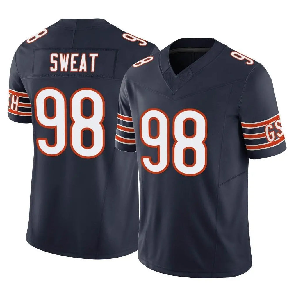 Johmsee C.Bears #98 Montez Sweat Player Navy Vapor F.U.S.E. Limited Home Game Stitched Jerseys