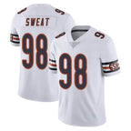 Johmsee C.Bears #98 Montez Sweat Player White Vapor Untouchable Limited Home Game Stitched Jerseys