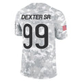 Johmsee C.Bears #99 Gervon Dexter Sr. Player Arctic Camo Salute to Service Limited Stitched Jerseys