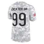 Johmsee C.Bears #99 Gervon Dexter Sr. Player Arctic Camo Salute to Service Limited Stitched Jerseys
