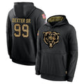 Johmsee C.Bears #99 Gervon Dexter Sr. Player Black Salute to Service Pullover Hoodies Limited Stitched Jerseys