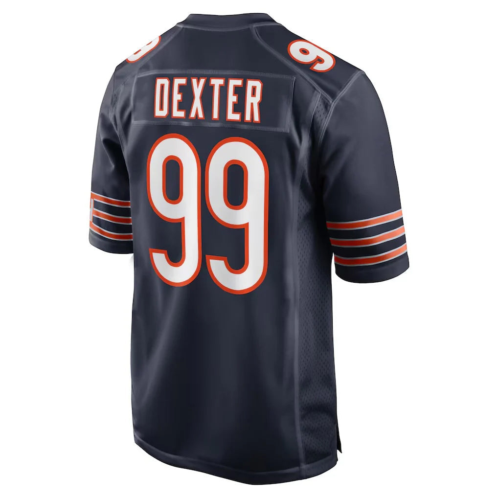 Johmsee C.Bears #99 Gervon Dexter Sr. Player Navy Home Game Stitched Jerseys