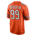 Johmsee C.Bears #99 Gervon Dexter Sr. Player Orange Home Game Stitched Jerseys