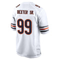 Johmsee C.Bears #99 Gervon Dexter Sr. Player White Home Game Stitched Jerseys