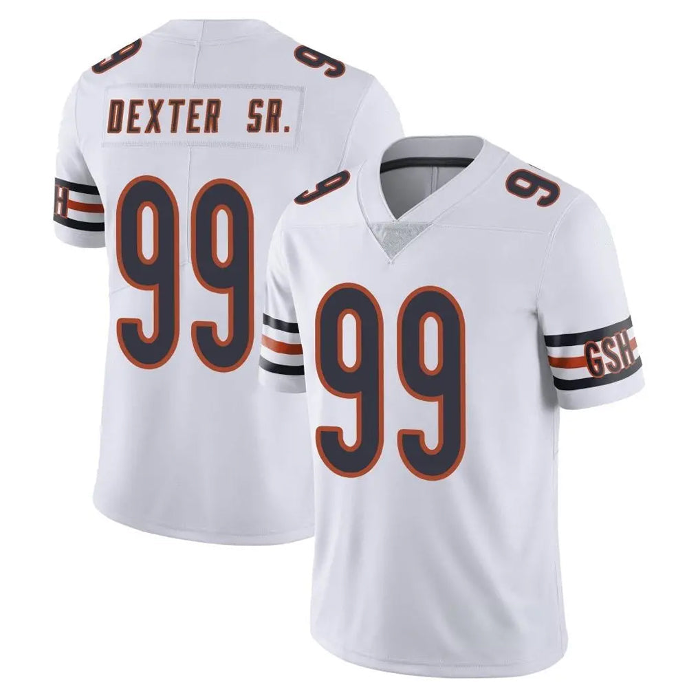 Johmsee C.Bears #99 Gervon Dexter Sr. Player White Vapor Untouchable Limited Home Game Stitched Jerseys