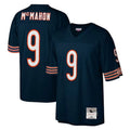 Johmsee C.Bears #9 Jim McMahon Player Navy Mitchell & Ness Navy Legacy Replica Stitched Jerseys