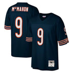 Johmsee C.Bears #9 Jim McMahon Player Navy Mitchell & Ness Navy Legacy Replica Stitched Jerseys