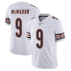 Johmsee C.Bears #9 Jim McMahon Player White Vapor Untouchable Limited Home Game Stitched Jerseys
