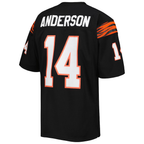 Johmsee C.Bengals 1981 #14 Ken Anderson Mitchell & Ness Black Authentic Throwback Retired Player Jersey