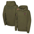 Johmsee C.Bengals Olive Salute to Service Pullover Hoodies Limited Blank Player Stitched Jerseys