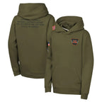 Johmsee C.Bengals Olive Salute to Service Pullover Hoodies Limited Blank Player Stitched Jerseys