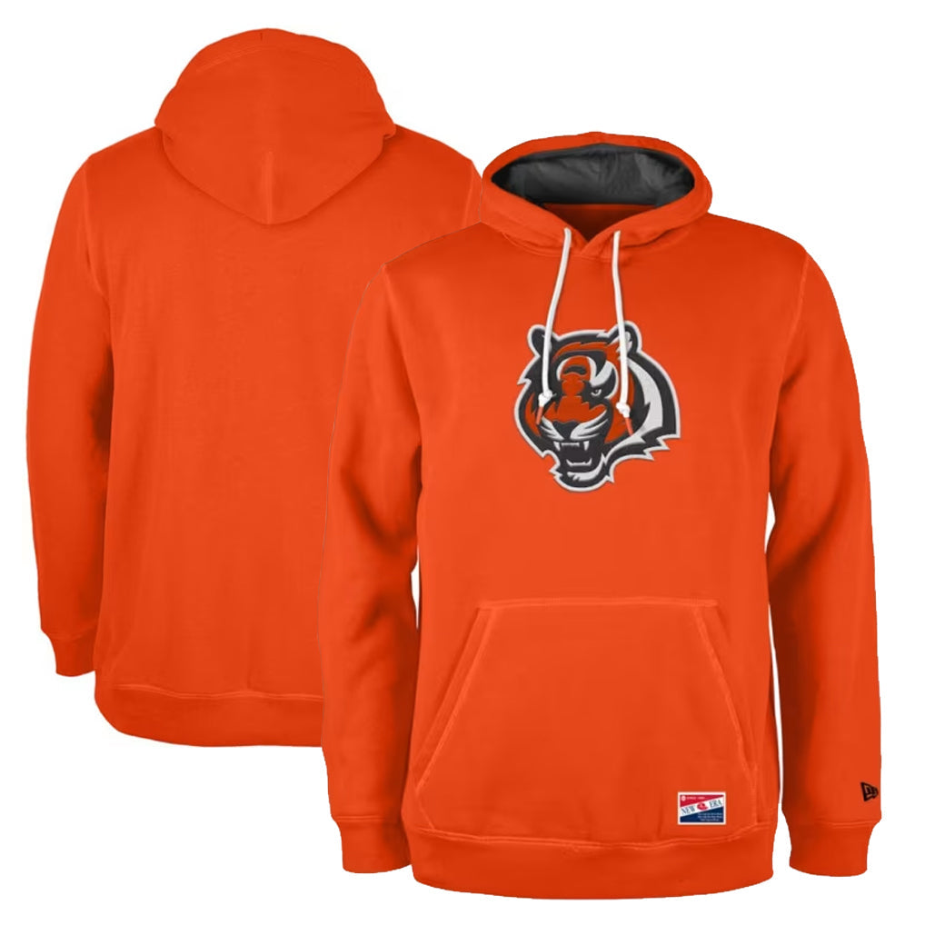 Johmsee C.Bengals Orange Salute to Service Pullover Hoodie Limited Blank Player Stitched Jerseys